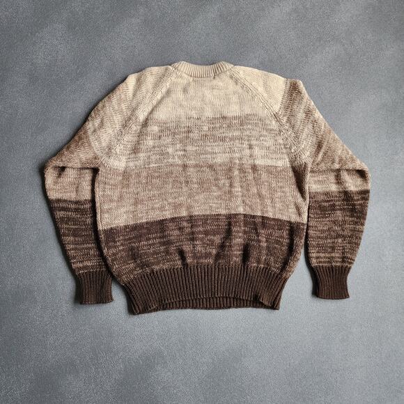 Vintage Barnaby Brown Acrylic Knit Grandpa Sweater Large - Picture 6 of 6